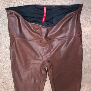 Spanx faux leather leggings